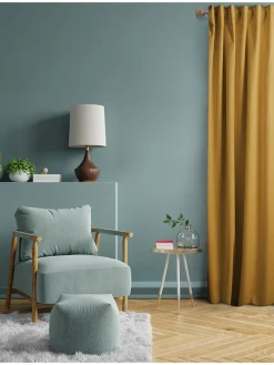 Gardine in Gelb - (L)270 x (B)140 cm