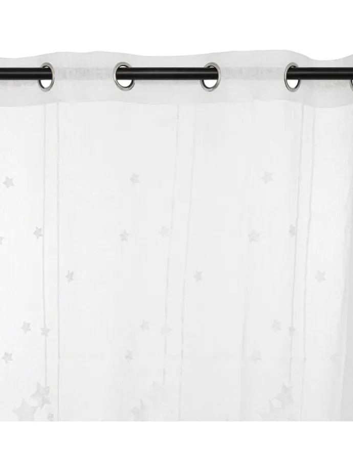 Gardine in weiß