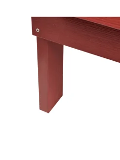 Gartenbank ADIRONDACK in Rot - (W) 125 x (H) 91 x (L) 73 cm
