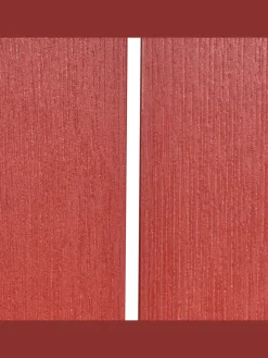 Gartenbank ADIRONDACK in Rot - (W) 125 x (H) 91 x (L) 73 cm