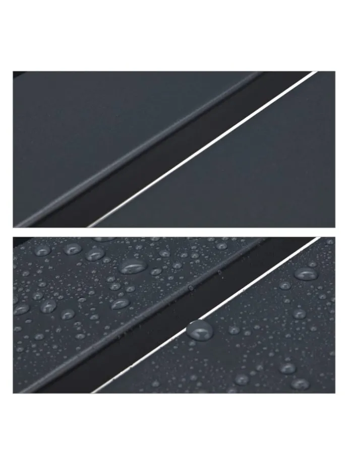 Gartenbank in Anthrazit - (B)90 x (H)83,5 x (T)49 cm