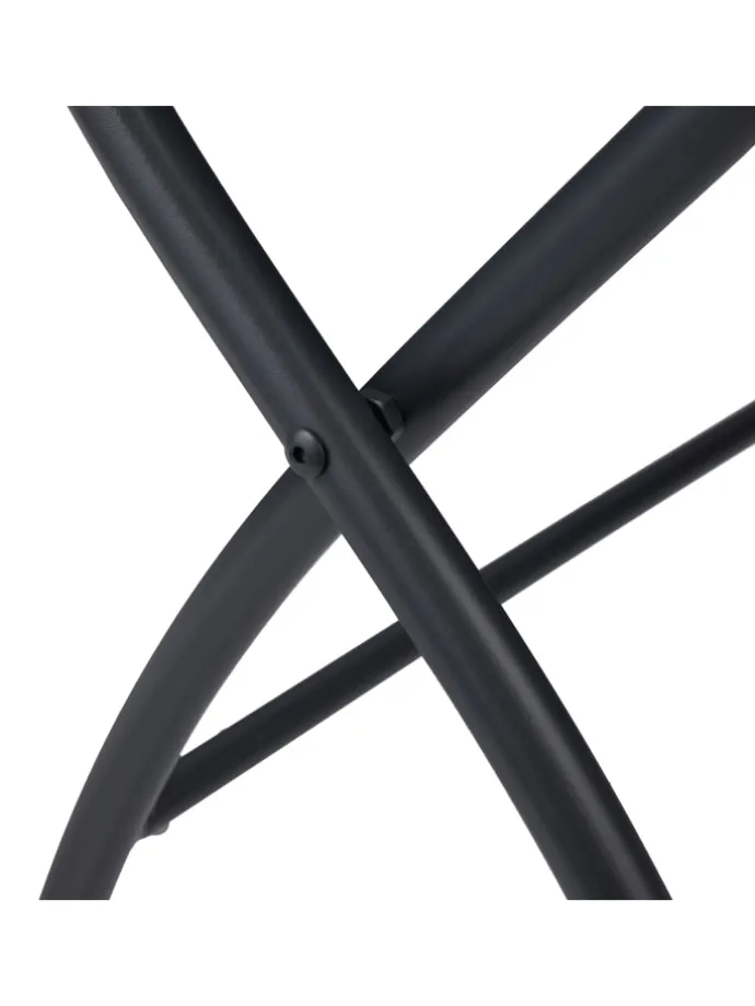 Gartenbank in Anthrazit - (B)90 x (H)83,5 x (T)49 cm