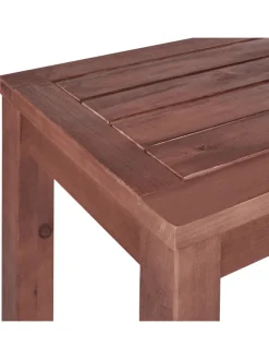 Gartenbank TUSCANIA in Braun - (W) 160 x (H) 45 x (L) 35 cm