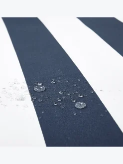 Gartenbank VIVARA in Braun/Weiß/Blau - (W) 160 x (H) 88 x (L) 61 cm