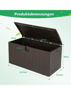 Gartenbox 400 L in Braun