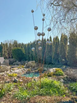 Gartendekoration BOULES in Braun