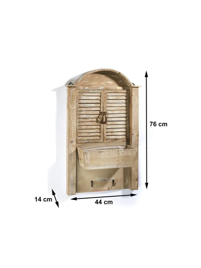 Gartendekoration DECOWINPLANT in Braun