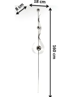 Gartendekoration DROPS in Silber