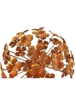 Gartendekoration FLOWERBALL24 in Braun