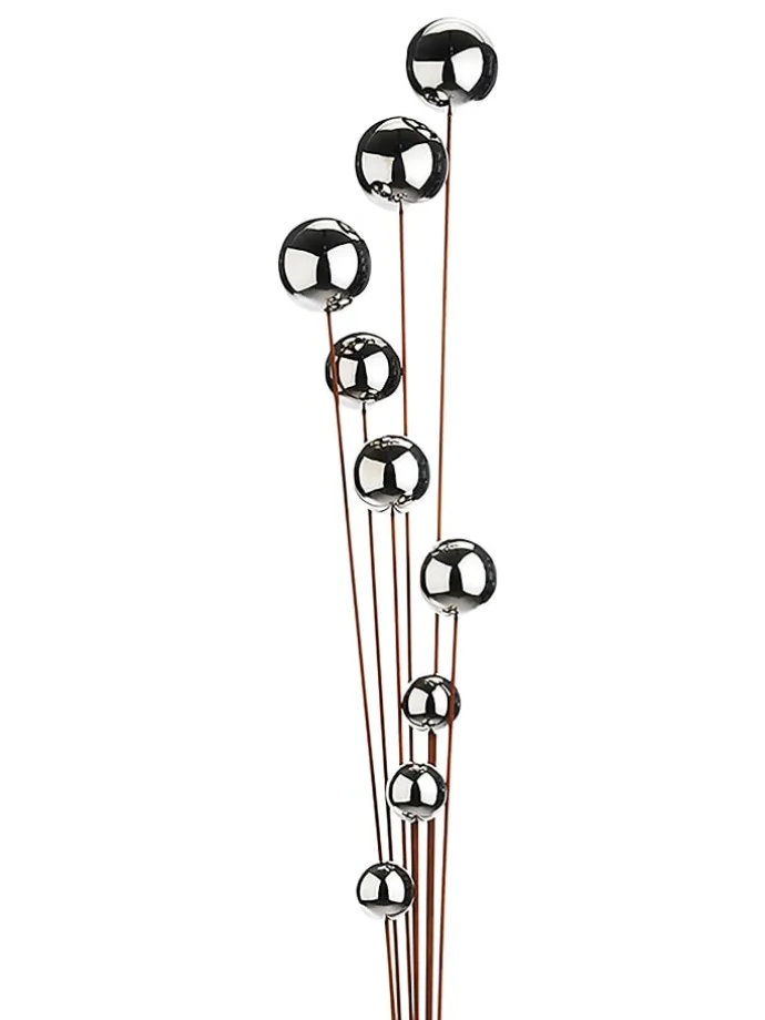 Gartendekoration RUSTY BOULES in Braun