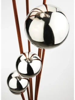 Gartendekoration RUSTY BOULES in Braun