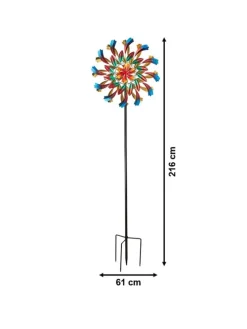 Gartendekoration SOLE26 in Bunt