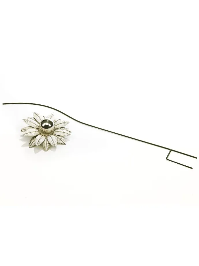 Gartendekoration WHITE FLOWER in Weiß