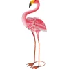 Gartenfigur Flamingo in rosa