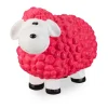 Gartenfigur Schaf in Pink