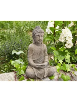 Gartenfigur VALLOIRE in Grau - (W) 24 x (H) 41 x (L) 19 cm