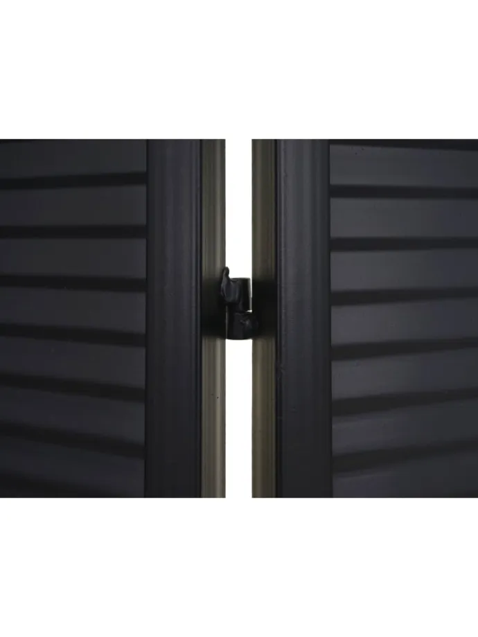 Garten-Paravent J14, Schwarz