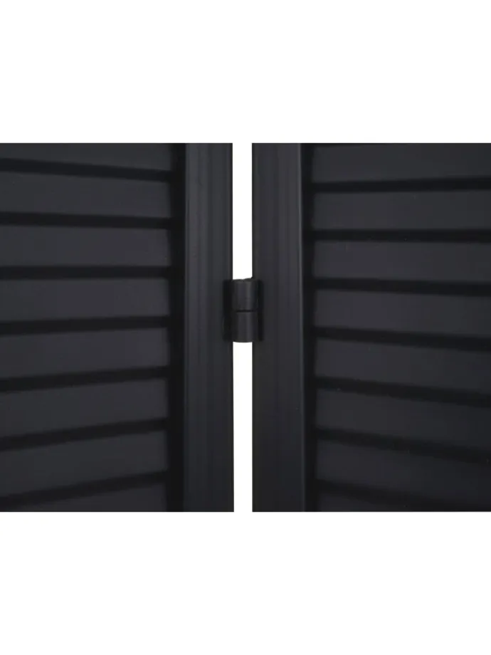 Garten-Paravent J14, Schwarz