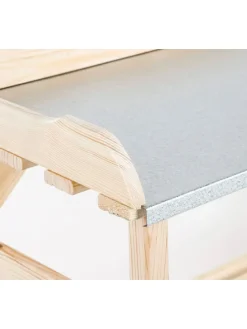 Gartenpflanztisch in Natur - (B)82 x (H)78 x (T)38 cm