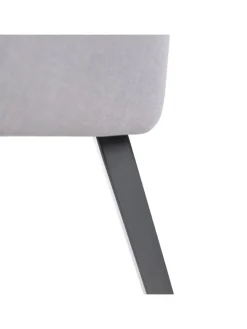 Gartenpolsterstuhl Gleamy 2er-Set in Hellgrau