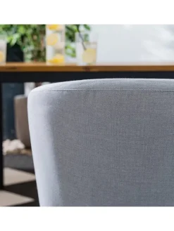 Gartenpolsterstuhl Gleamy 2er-Set in Hellgrau