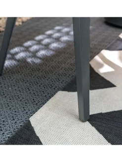 Gartenpolsterstuhl Gleamy 2er-Set in Hellgrau