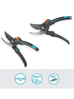 Gartenschere "PremiumCut Pro - Frisches Holz" in Schwarz