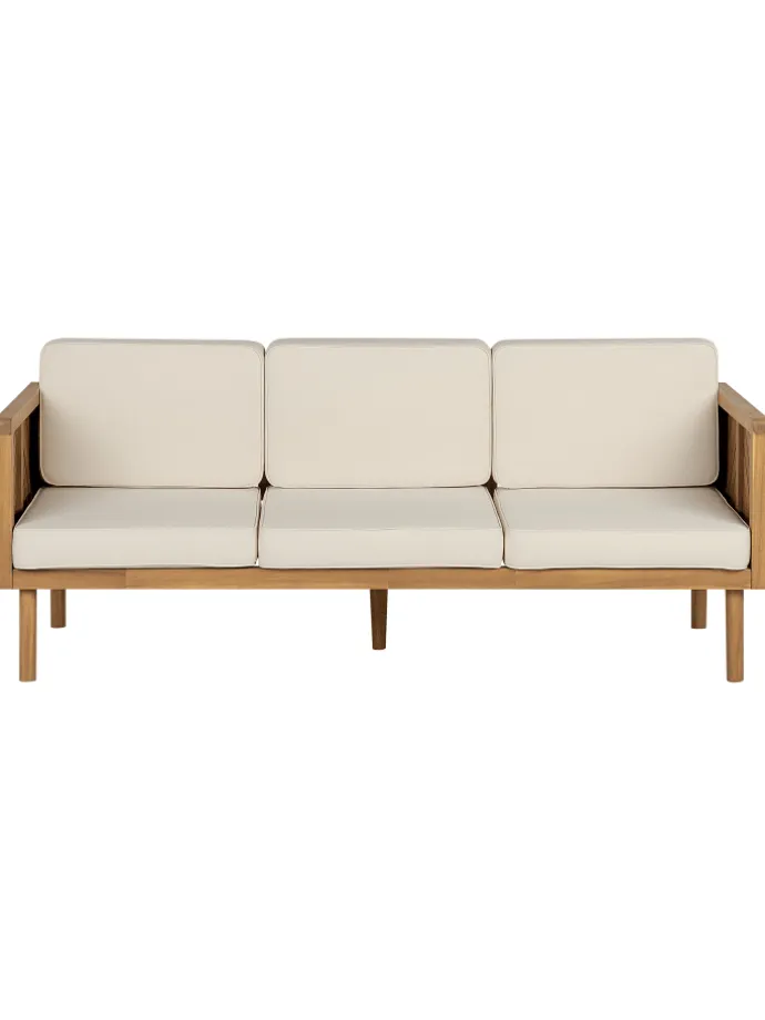 Gartensofa BARATTI in Braun/Beige - (W) 179 x (H) 76 x (L) 65 cm