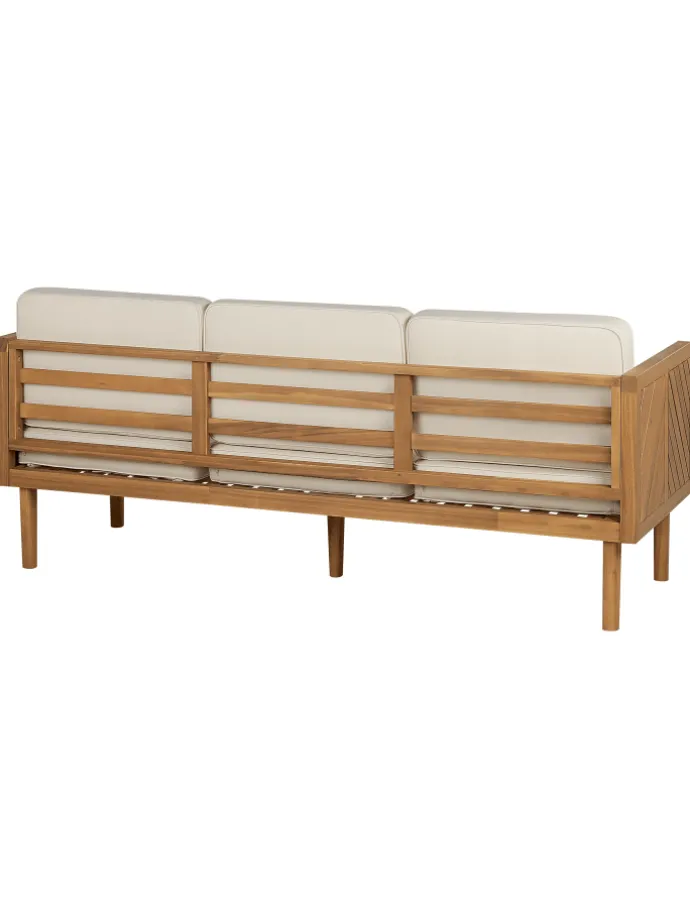 Gartensofa BARATTI in Braun/Beige - (W) 179 x (H) 76 x (L) 65 cm