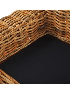 Gartensofa FORLI in Braun/Weiß - (W) 218 x (H) 67 x (L) 94 cm