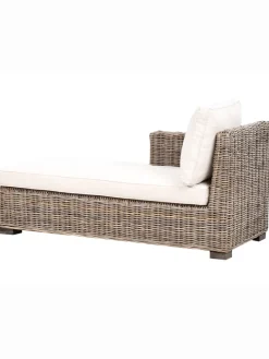 Gartensofa VALLETRI in Grau - (W) 155 x (H) 85 x (L) 223 cm