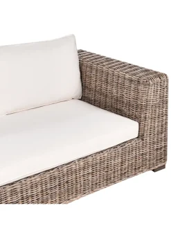 Gartensofa VALLETRI in Grau - (W) 155 x (H) 85 x (L) 223 cm