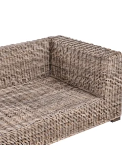 Gartensofa VALLETRI in Grau - (W) 155 x (H) 85 x (L) 223 cm