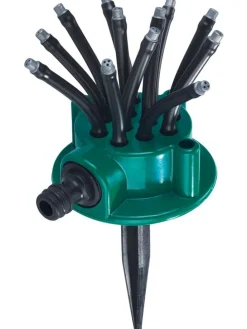 Gartensprinkler "Flexi-Arms" in Grün/ Schwarz - Ø 9 cm