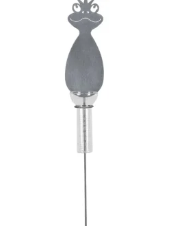 Gartenstab "Frosch" in Grau - (H)88 cm