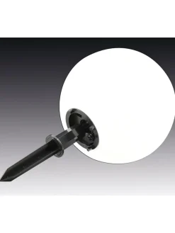 Gartenstecker in Weiß/ Schwarz - (H)83 cm