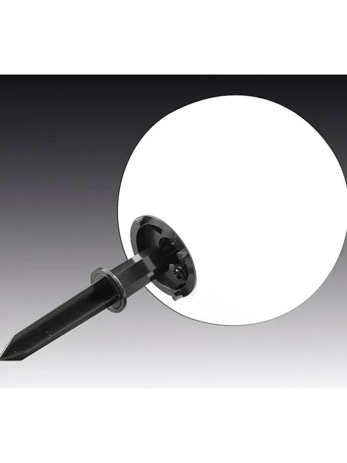 Gartenstecker in Weiß/ Schwarz - (H)83 cm