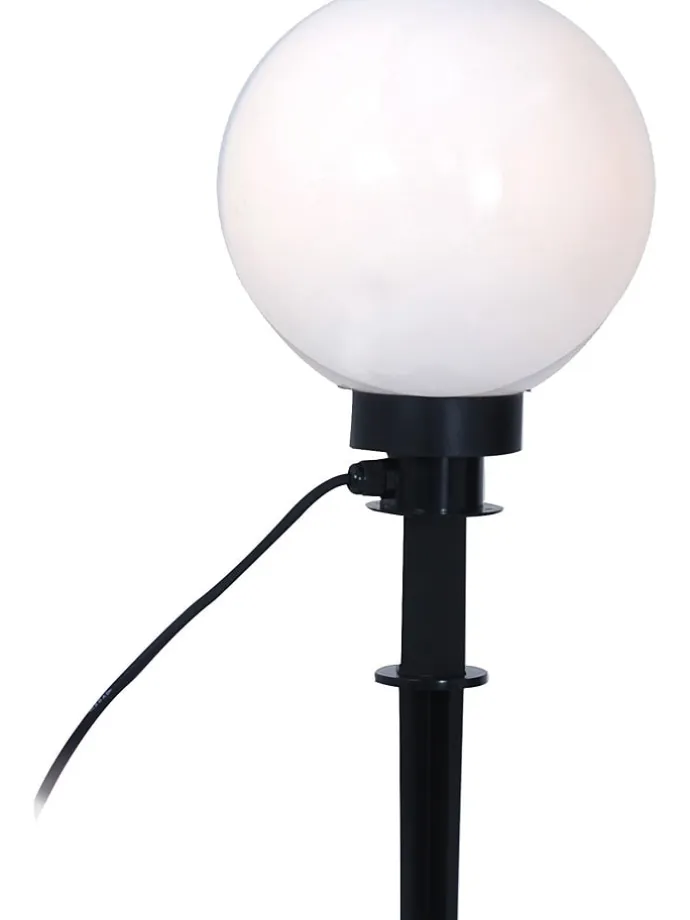 Gartenstecker in Weiß/ Schwarz - (H)83 cm