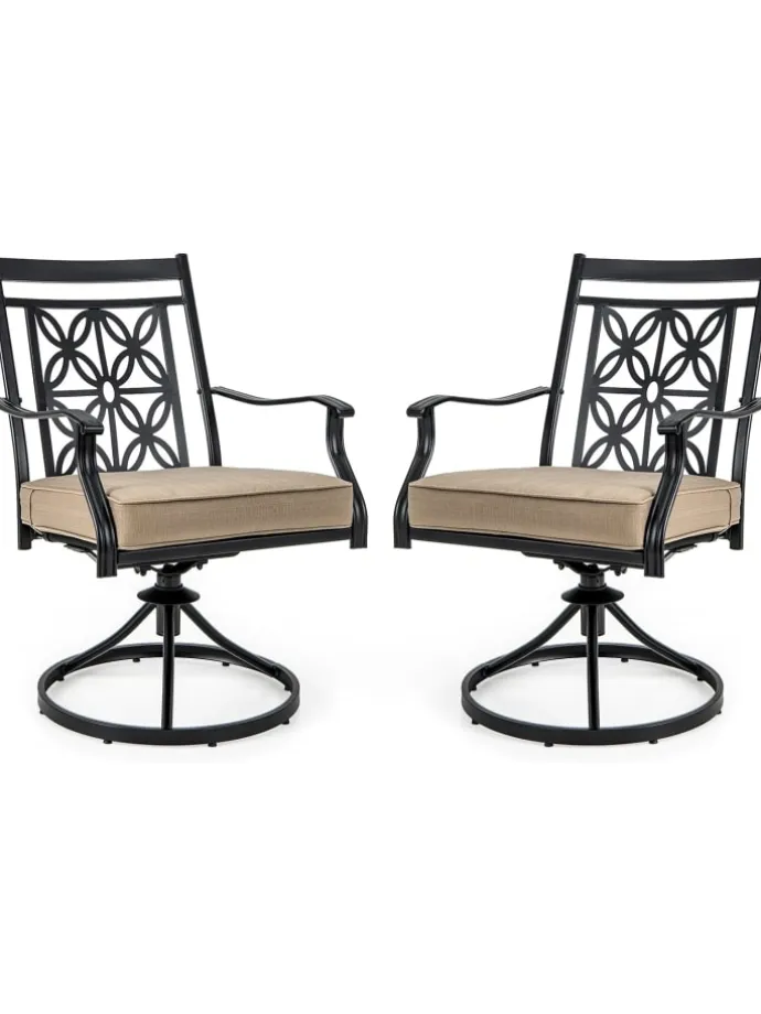 Gartenstühle 2er Set in Khaki