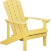 Gartenstuhl ADIRONDACK in Gelb - (W) 75 x (H) 88 x (L) 88 cm