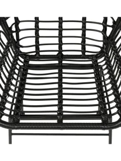 Gartenstuhl KALO 2er-Set in Schwarz