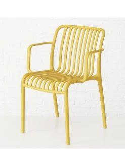 Gartenstuhl "Quito" in Gelb - (H)79 cm