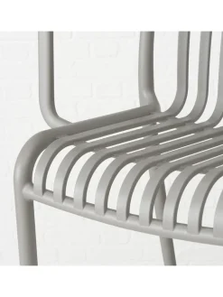 Gartenstuhl "Quito" in Grau - (H)79 cm