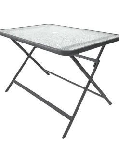 Gartentisch ''Formantera'' in Grau - (B)110 x (H)75 x (T)70 cm