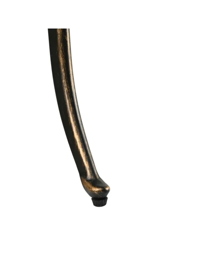 Gartentisch in Schwarz/ Bronze - (B)53 x (H)53 x (T)53 cm