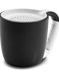 Gear4 Bluetooth Mini-Lautsprecher im Espresso-Tassen-Design Kompakter in Schwarz