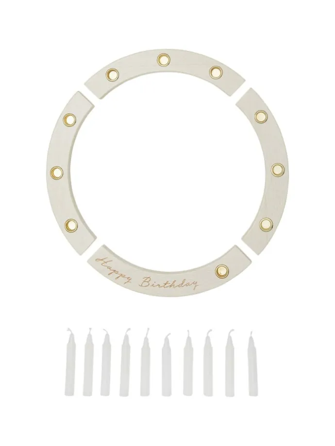 Geburtstagskranz Geburtstagskranz in white