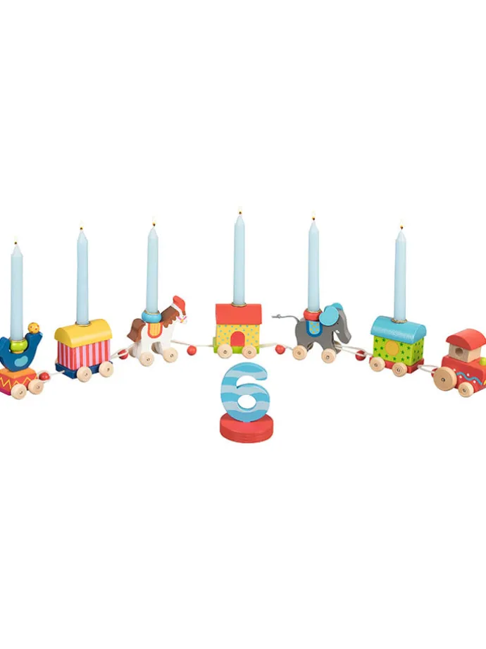 Geburtstagszug "Zirkuswelt" in Bunt