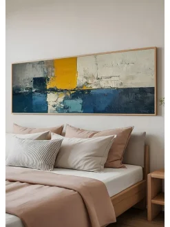 Gerahmter Kunstdruck - (B)120 x (H)50 cm