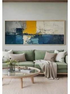 Gerahmter Kunstdruck - (B)120 x (H)50 cm